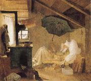 Carl Spitzweg The Poor Poet oil painting artist